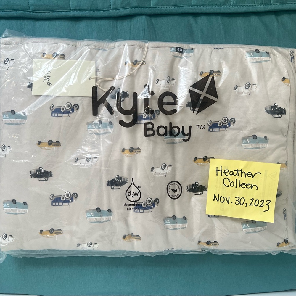Kyte baby vintage cars toddler blanket
